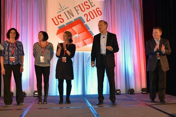 Dawn Martinelli, Lyndsay Johnson, Catherine Minervini, Geoff Gordon and Michael Hutton